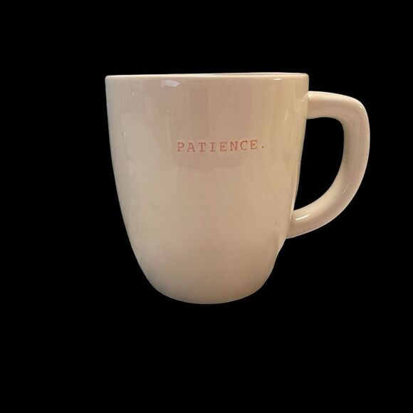 Rae Dunn Patience Typewriter Mug Pink - Picture 1 of 4